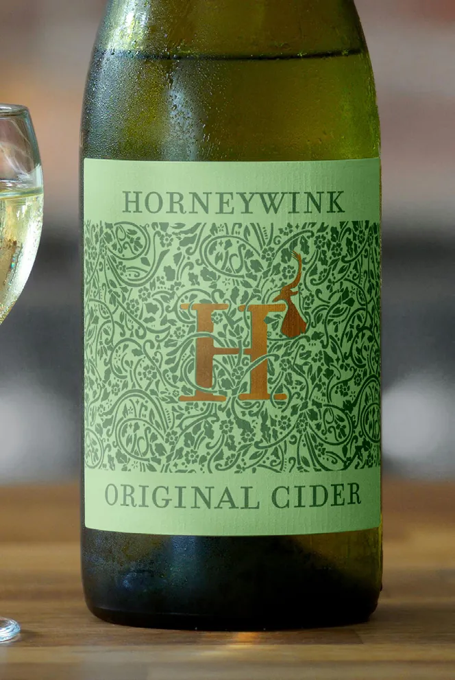 Horneywink Original Cider bottle